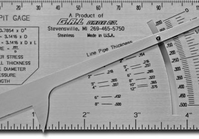 Pipe Pit Gauge
