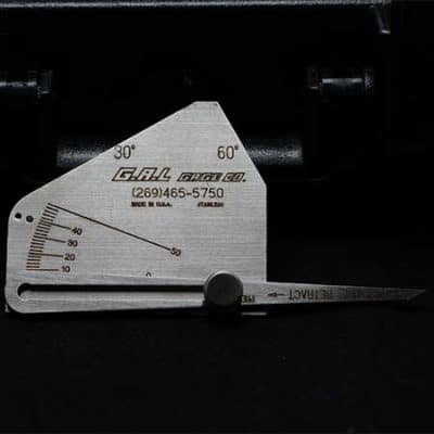 Skew-T Fillet Weld Gauge
