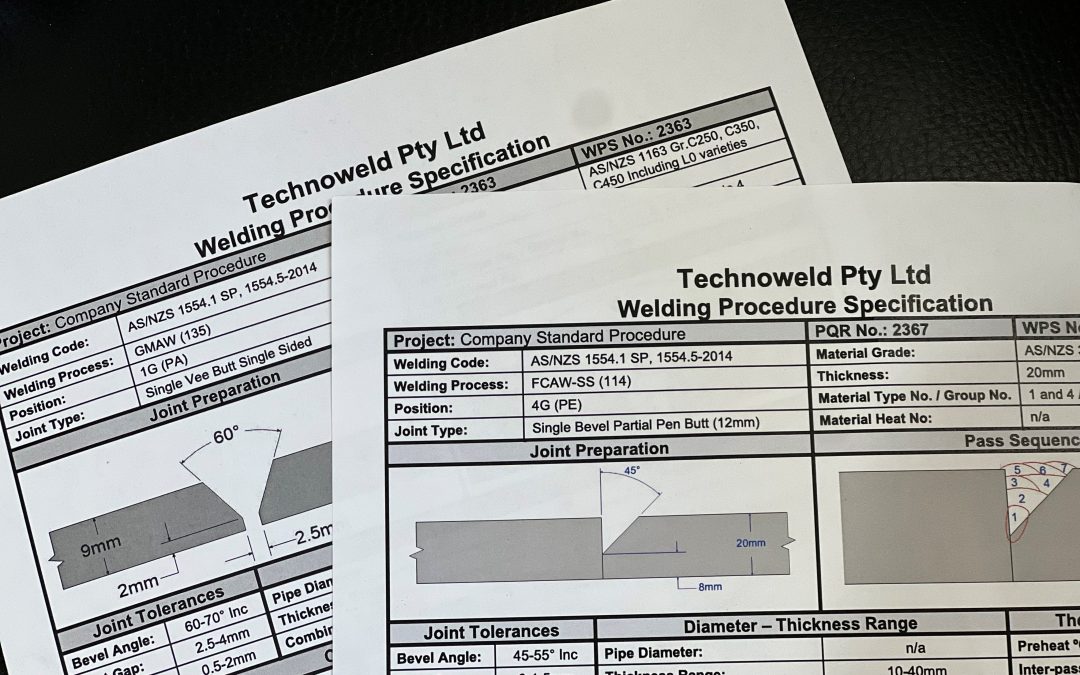 welding procedure specification - WPS